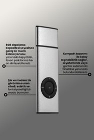 Resim GOLDMASTER SliM8-MP3 GRİ Digital Player 