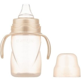 Resim Mamajoo Kulplu Akıtmaz Eğitici Bardak Pearl 270 ML & Anti-Kolik B Şeffaf 