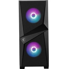 Resim Starseven Msi Mag Forge 100R Temperli Cam Argb Psu Yok 2X120MM 1X120MM Gaming Atx Kasa Si̇yah 