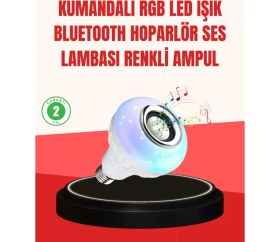 Resim Akıllı LED Ampul - E27 Uyumlu ve Müzik Çalarlı Tasarım Midastech 
