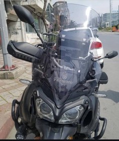 Resim Zeus Motor 2014-2018 Yamaha Xt 1200z Super Tenere Uyumlu Ön Cam Açık Füme 