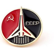 Resim S.S.C.B. Orak Çekiç Tupolev Tu144 Ucak Pin Rozet Rz011 Kırmızı 