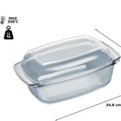 Resim Bosch Siemens Cam Pişirme- Kızartma Tepsisi Kapaklı 