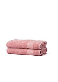 Resim Soley Minerva %100 Pamuklu 2'Li El - Yüz Havlusu Seti Gül Kurusu 50 x 90 Gülkurusu 