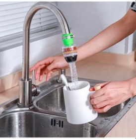 Resim 6 Katmanlı Musluk Ucu Filtreli Su Tasarruflu Musluk Başlığı 