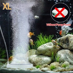 Resim 1 adet Balık Tankı Düşük Basınçlı Nano Kabarcık Plakası Oksijen Plakası Atomize Gaz Plakası Kabarcık Taşı Hava Taşı 