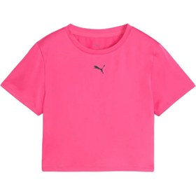 Resim Puma Tad Essential Baby Kadın Pembe Koşu Tişört 