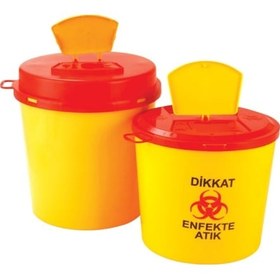 Resim Tıbbi Atık Kutusu Atık Kovası 10 x 5 L 