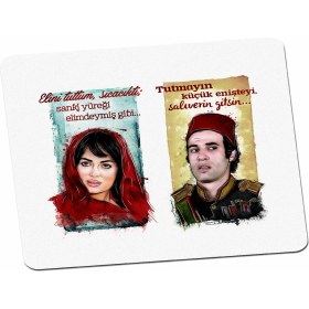 Resim Panorama Ajans Yeşil Çam Kemal Sunal Türkan Şoray Mouse Pad 