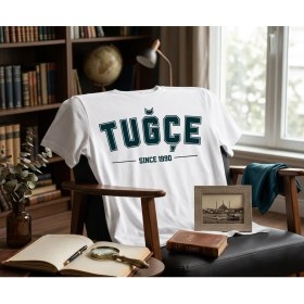 Resim Veracraft Kişiye Özel Isimli Tişört - Hologram Baskılı Doğum Yılı Tasarımlı Unisex Pamuklu Tişört 
