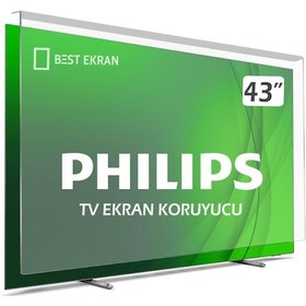 Resim Philips Uyumlu 43pus7608 Tv Ekran Koruyucu - 43" İnç 108 43pus7608/62 