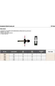 Resim Fett B12 Pld Tip 7500 Mandren Sökme Kaması 
