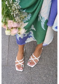 Resim Katy Perry The Camie Kadın Beyaz Taşlı Terlik Beyaz 