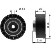 Resim GATES T39057 Alternator Gergi Bilyasi A111E6410F CDU2049 CDU3380 