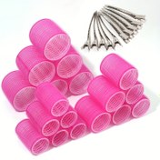 Resim 28 adet Büyük, Orta ve Küçük Katmanlı Plastik Kurler Kurlama Seti 18 Kurler 10 Metal Saç İpi Hediye Anneler Günü Hediyesi Doğum Günü Hediyesi Kız DIY Saç Kurleri 