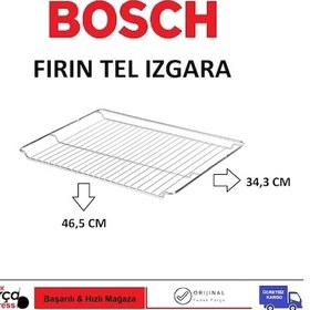 Resim Bosch Uyumlu Hbn230250E Ankastre Fırın Tel Izgara / Oven Wire Grid - 447103428 