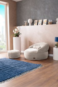 Resim GOOD NİGHT New Felix Lüx Armut Koltuk & Puf & Uzanma Koltuğu & Berjer 