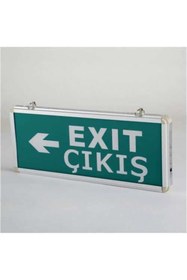 Resim Cata Ct-9166 Sağ+sol Exit Çıkış Levhası Şarjlı Ledli 