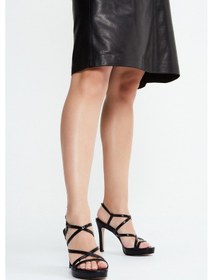 Resim Valmenti Ophelia Kadın Siyah Vegan Topuklu Ayakkabı 292 587-1127 Bn Sndlt Y23 Siyah 