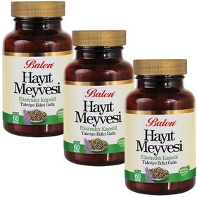 Resim Balen Hayıt Meyvesi Ekstraktı Kapsül 375 MG 60 Kapsül 3 Adet 