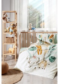 Resim Özdilek Jungle Bebek Nevresim Takımı Krem 