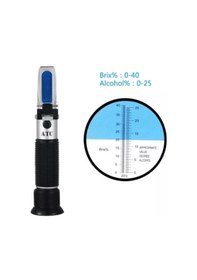 Resim El Refraktometre Şeker Şarap Konsantrasyon Ölçer Yoğunluk Ölçer 0 