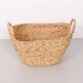 Resim Sabad 48x30x32 Cm. Su Sümbülü Oval Sepet Bej 