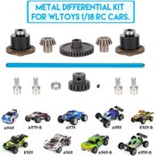 Resim Neevoyu Wltoys 1/18 A959-b Ve A979-b İçin Yüksek Performanslı Metal Diferansiyel Seti 38t Ve 17t Dişliler Dahil 