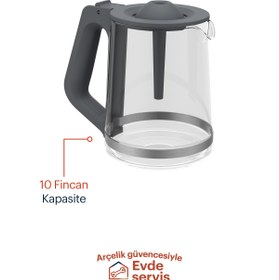 Resim Grundig KM 7340 Voltran 1150W Filtre Kahve Makinesi 