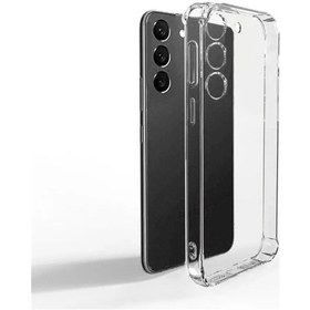 Resim Samsung Galaxy S23 Kılıf Şeffaf Anti Şok Kamera Korumalı Telefon Kılıfı Kapak 