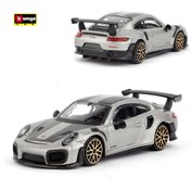Resim BURAGO Simülasyon 1:43 Alaşımlı PORSCHE 911 GT2 RS Araba Modeli Gençler için Oyuncak Araba Süsü Kayan Araba Modeli Erkek Oyuncak Doğum Günü Hediyesi 