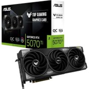 Resim Asus RTX 5070 TI TUF Gaming OC Edition TUF-RTX5070TI-O16G-GAMING 256 Bit GDDR7 16 GB Ekran Kartı Teşhir 