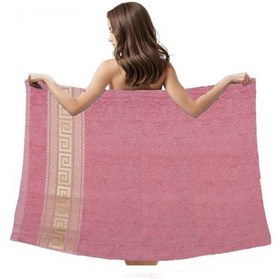 Resim Mira Home %100 Pamuk Unisex Banyo Hamam Havlusu Myra 70x140 Cm Pembe 