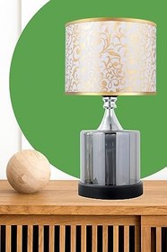 Resim MİNİMAL E-TİCARET & BİLGİ TEKNOLOJİLERİ Lambent Füme Siyah Cam Abajur 