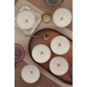 Resim Hepta Collection Kütahya Porselen Bone Minas 6 Parça 15 Santimetre Kase, Goblen 