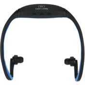 Resim Teltree Spor İçin Kablosuz Fm Fonksiyonlu Hafif Mp3 Çalar, Tf Kart Desteği, Renk Seçenekleri Siyah + Mavi 