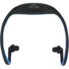 Resim Teltree Spor İçin Kablosuz Fm Fonksiyonlu Hafif Mp3 Çalar, Tf Kart Desteği, Renk Seçenekleri Siyah + Mavi 