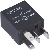 Resim Ranyeek 10 Adet Mor Röle 12v 30a Su Geçirmez Seti - Otomobil Feneri Ve Klima İçin 4 Pinli Dayanıklı Abs+bronz Malzeme 