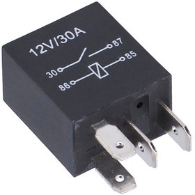 Resim Ranyeek 10 Adet Mor Röle 12v 30a Su Geçirmez Seti - Otomobil Feneri Ve Klima İçin 4 Pinli Dayanıklı Abs+bronz Malzeme 