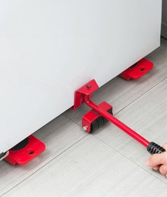 Resim Markafox Tekerlekli Mobilya Taşıma Kaydırma Krikolu Beyaz Eşya Taşıma Aparatı Çamaşır Makinesi Taşıma 