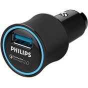 Resim Philips DLP2552Q Qualcomm 3.0 Araç Şarj Cihazı Siyah 