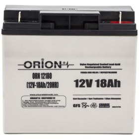 Resim Orion Orn12180 12v 18ah Bakımsız Kuru Akü 