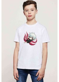 Resim Tshirthane Anime Tokyo Ghoul Anteiku Baskılı Unisex Çocuk Beyaz T-Shirt (534789623) 