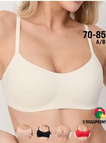 Resim Lefemme Büstü Olmayan Dikişsiz Sporcu Sütyen 432889641 Beyaz 