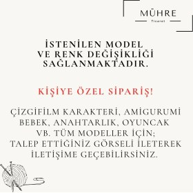 Resim Mühre Ilk Arkadaşım Erkek Çocuğu Amigurumi Organik Tavşan Uyku Arkadaşı Mavi 