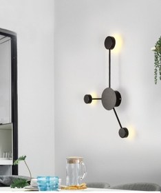 Resim Simaavize Leuchte Modern Aplik -02 Siyah 