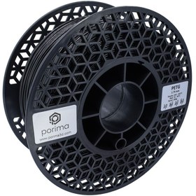 Resim Porima Petg Filament 1.75mm 1kg Siyah Ral9005 