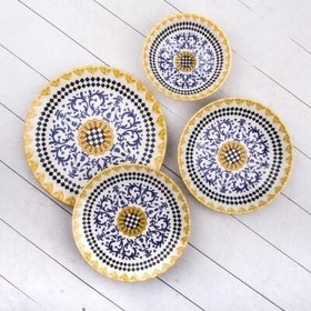 Resim Tulu Klasik 24 Parça Yemek Seti Db1577 