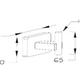 Resim Dibanyo Kare Siyah Tekli Bornozluk 