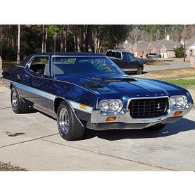 Resim Ford Torino Kaput Havalandirma Fiberglass Boyasız 